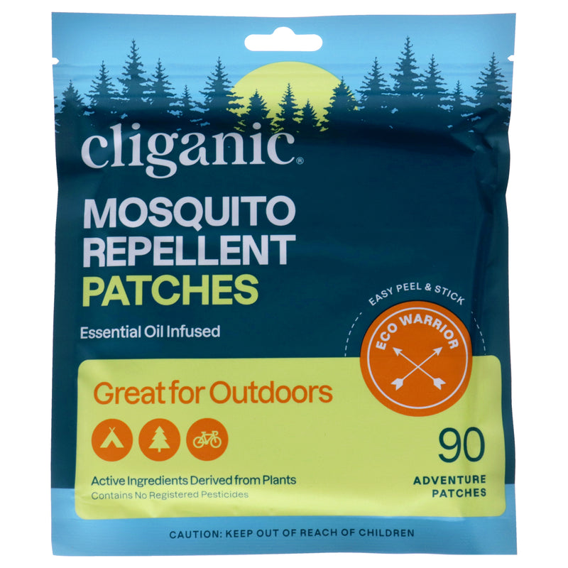Cliganic Repellent Patches Outdoor by Cliganic for Unisex - 90 Pc Patches