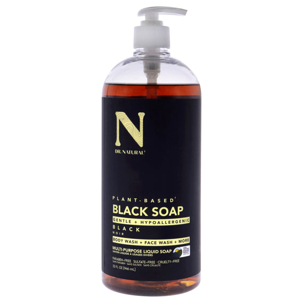 Dr. Natural Multi-Purpose Liquid Soap - Black by Dr. Natural for Unisex - 32 oz Soap