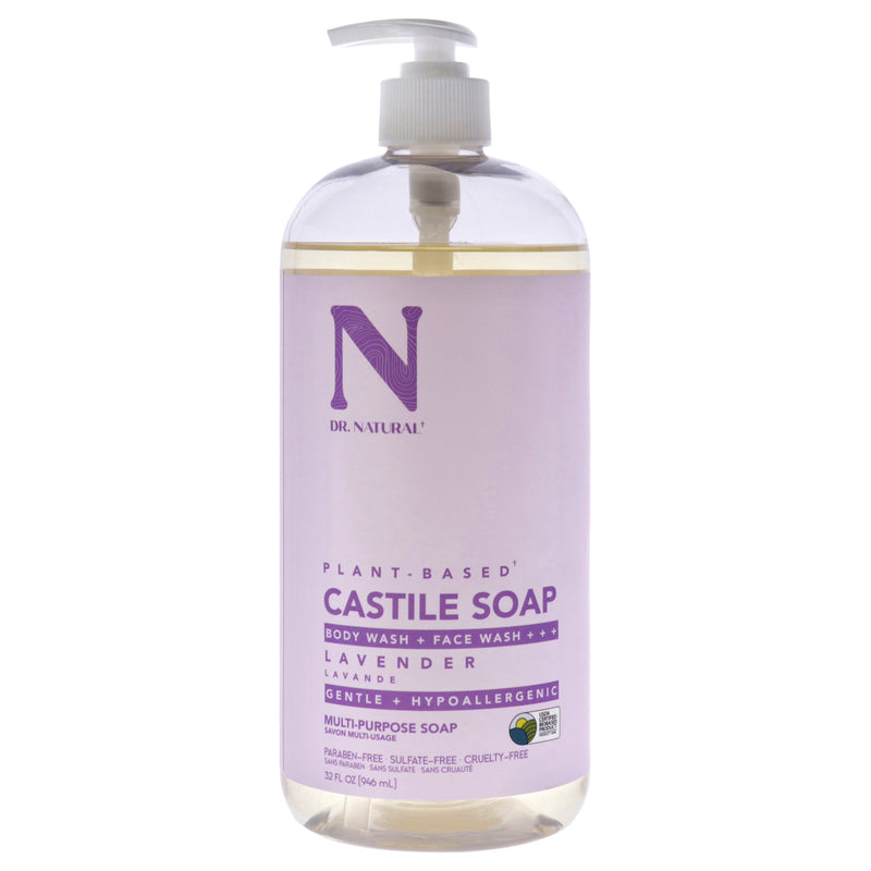 Dr. Natural Castile Liquid Soap - Lavender by Dr. Natural for Unisex - 32 oz Soap