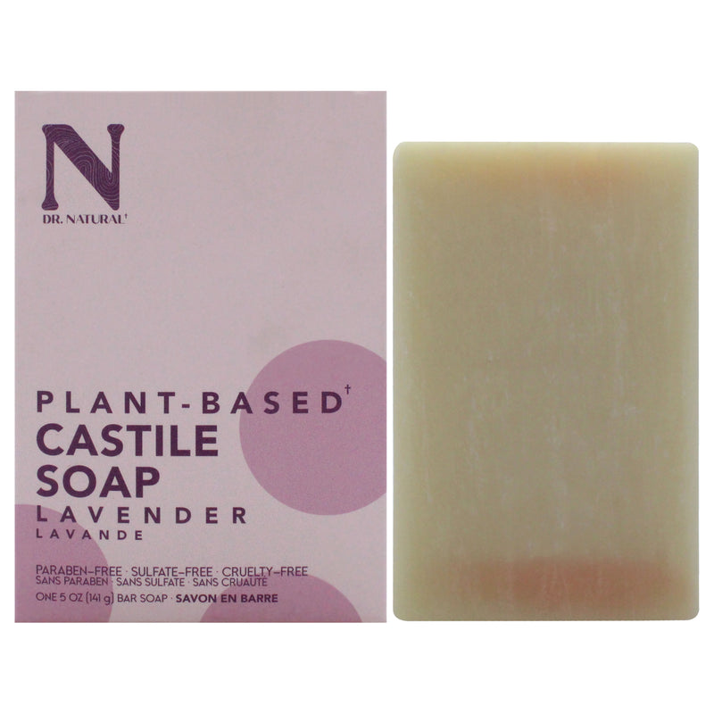 Dr. Natural Castile Bar Soap - Lavender by Dr. Natural for Unisex - 5 oz Soap