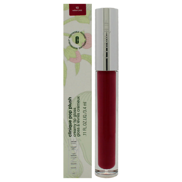 Pop Plush Creamy Lip Gloss - 10 Velour Pop by Clinique for Women - 0.11 oz Lip Gloss