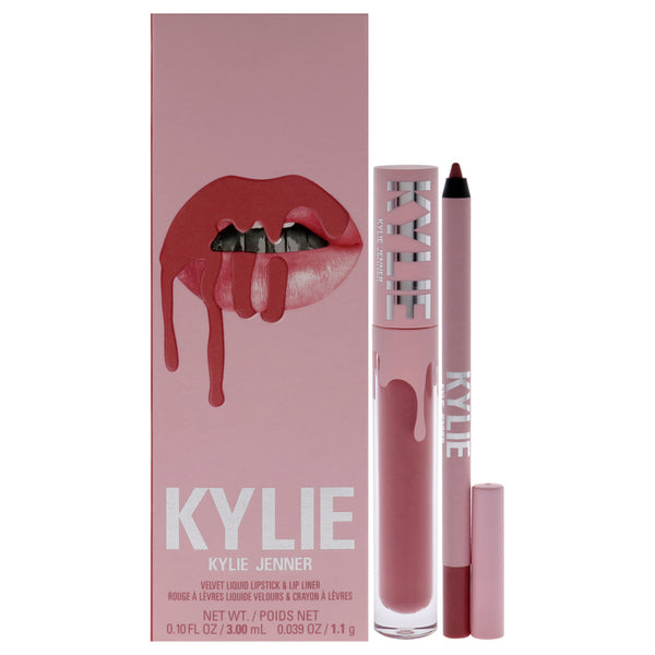 Kylie Cosmetics Velvet Lip Kit - 305 Harmony by Kylie Cosmetics for Women - 2 Pc 0.10oz Velvet Liquid Lipstick, 0.039oz Lip Liner