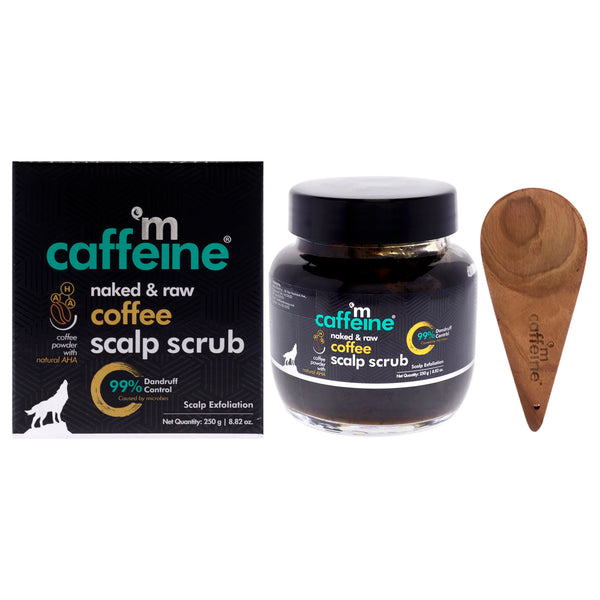 mCaffeine Naked and Raw Coffee Scalp Scrub - Natural Aha - Scalp Exfoliation by mCaffeine for Unisex - 8.82 oz Scrub