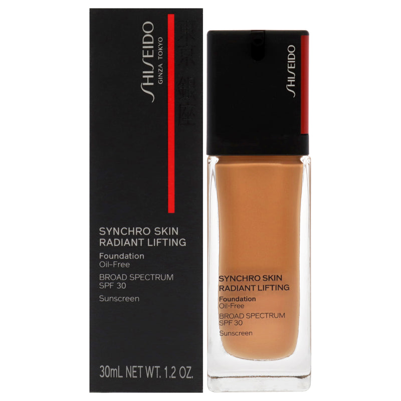 Shiseido Synchro Skin Radiant Lifting Foundation SPF 30 - 410 Sunstone by Shiseido for Women - 1.2 oz Foundation