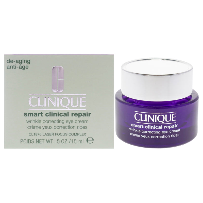 Clinique Smart Clinical Repair Wrinkle Correcting Eye Cream by Clinique for Women - 0.5 oz Cream