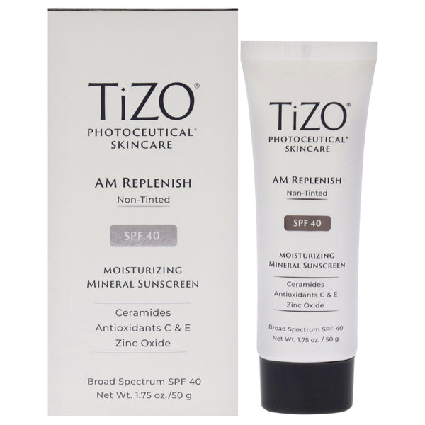 Tizo Photoceutical AM Replenish SPF 40 - Non-Tinted by Tizo for Unisex - 1.75 oz Sunscreen