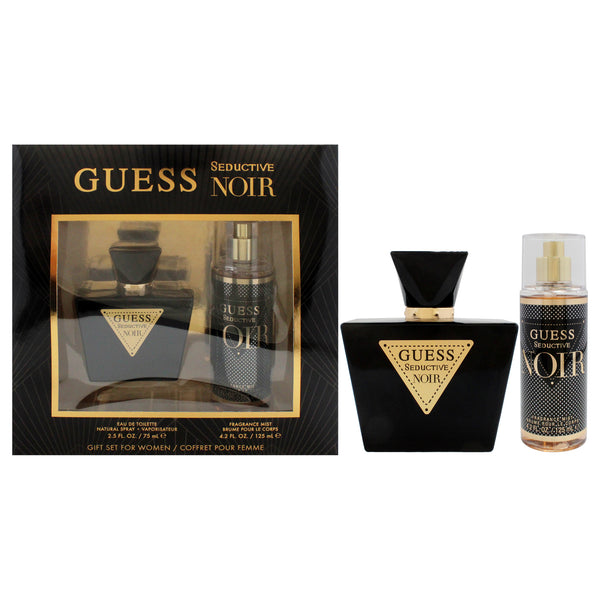 Guess Guess Seductive Noir by Guess for Women - 2 Pc Gift Set 2.5oz EDT Spray, 4.2oz Fragrance Mist