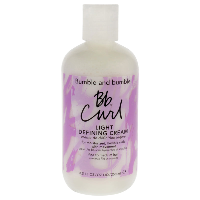 Bumble and Bumble Curl Light Defining Cream by Bumble and Bumble for Women - 8.5 oz Cream