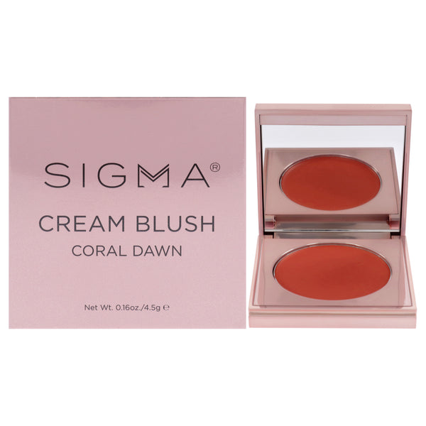 SIGMA Cream Blush - Coral Dawn by SIGMA for Women - 0.16 oz Blush