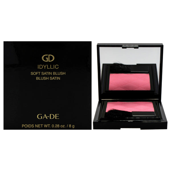 GA-DE Idyllic Soft Satin Blush Powder - 46 Pacific Pink by GA-DE for Women - 0.28 oz Blush