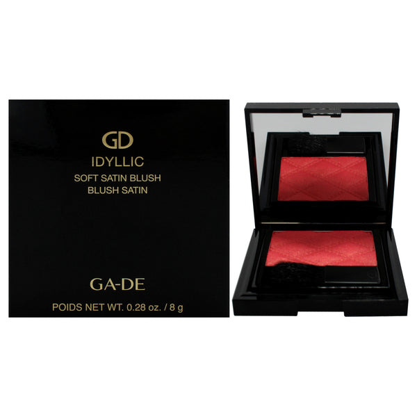 GA-DE Idyllic Soft Satin Blush Powder - 47 Sunset Vibes by GA-DE for Women - 0.28 oz Blush