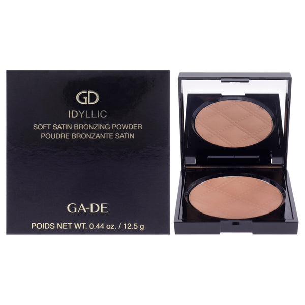 GA-DE Idyllic Soft Satin Bronzing Powder - 67 Bronze Mist by GA-DE for Women - 0.49 oz Bronzer