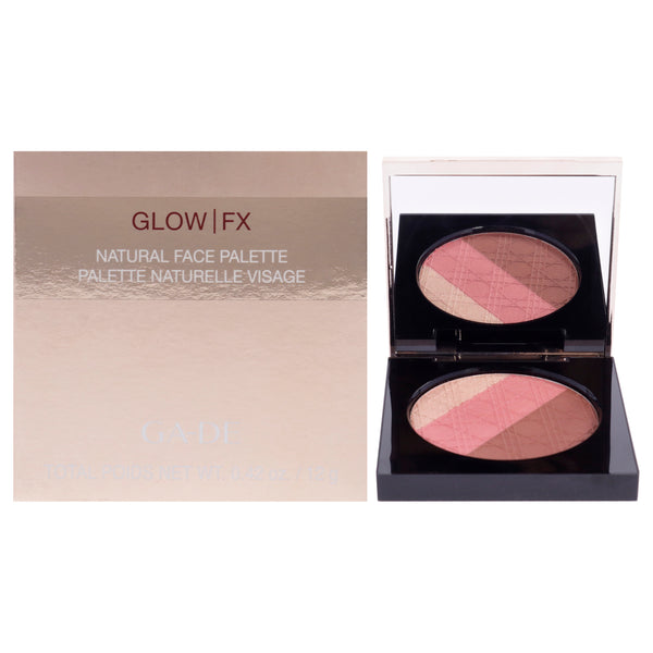 GA-DE Glow FX Natural Face Palette - 139 Blooming Chic by GA-DE for Women - 0.42 oz Palette