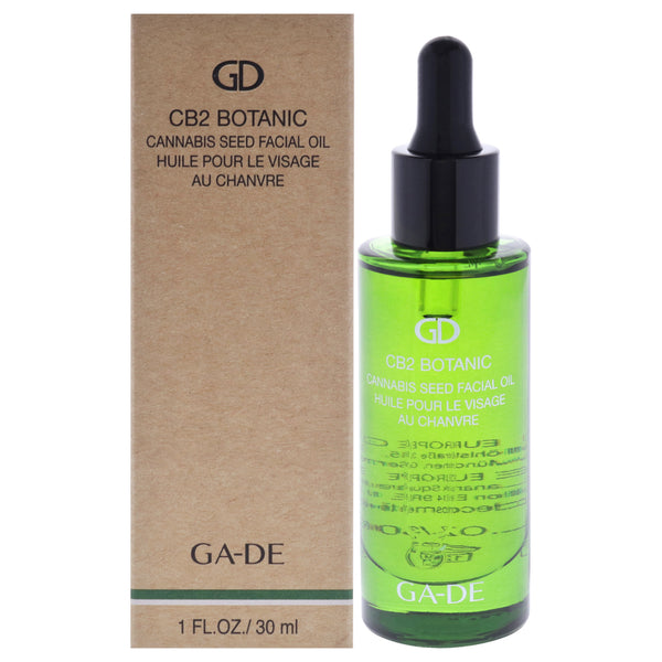 GA-DE CB2 Botanic Cannabis Seed Facial Oil by GA-DE for Women - 1 oz Oil