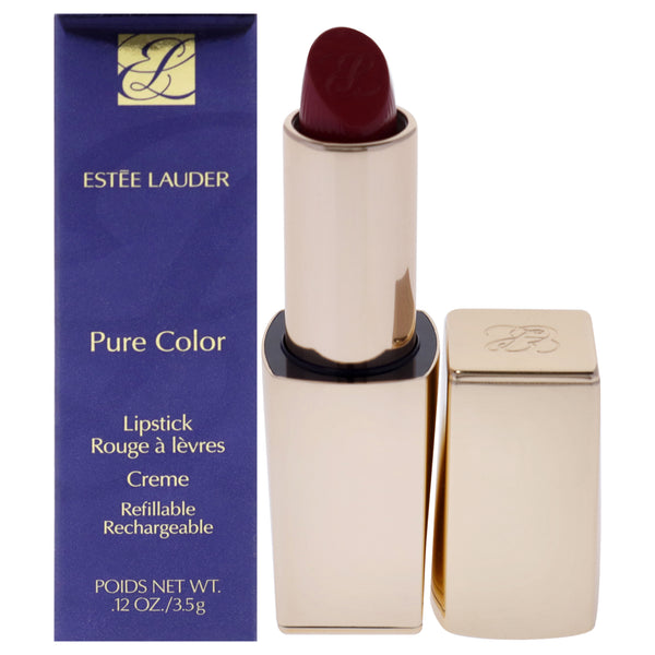 Estee Lauder Pure Color Creme Lipstick - 420 Rebellious Rose by Estee Lauder for Women - 0.12 oz Lipstick (Refillable)