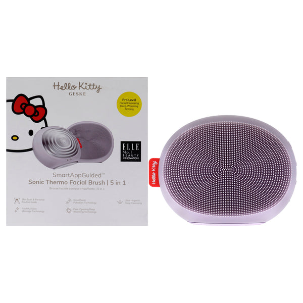 Geske Hello Kitty Sonic Thermo Facial Brush 5 in 1 - Purple by Geske for Women - 1 Pc Brush