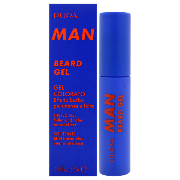 Pupa Milano Beard Gel Tinted - 001 Light-Medium by Pupa Milano for Men - 0.186 oz Gel