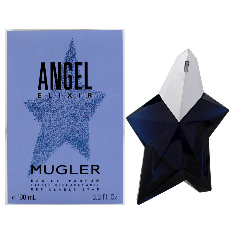 Thierry Mugler (Mugler) Angel Elixir by Thierry Mugler for Women - 3.3 oz EDP Spray (Refillable)