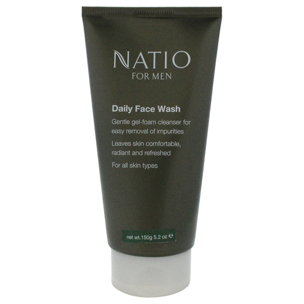 Mens Daily Face Wash by Natio for Men - 5.2 oz Cleanser