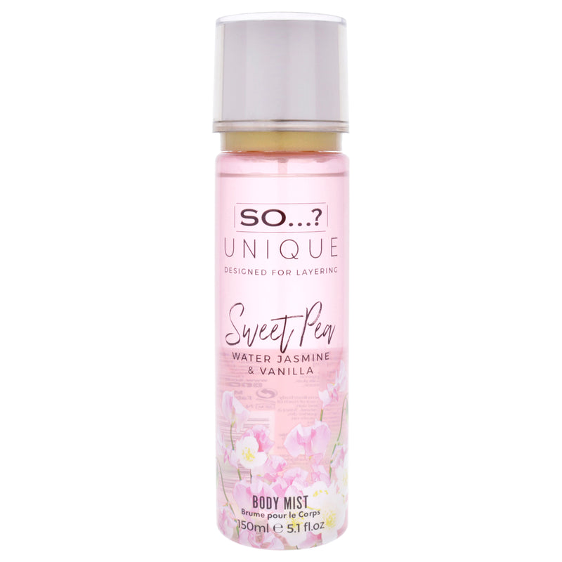 So…? Unique Body Mist - Sweet Pea by So…? for Women - 5.1 oz Body Mist