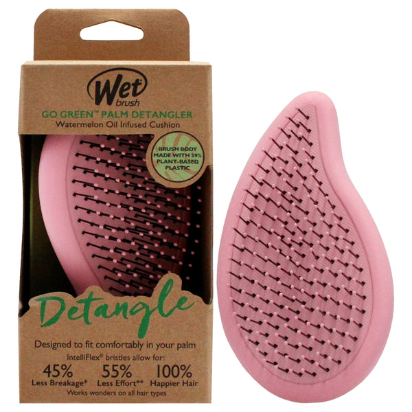 Wet Brush Go Green Palm Detangler - Pink by Wet Brush for Unisex - 1 Pc Brush