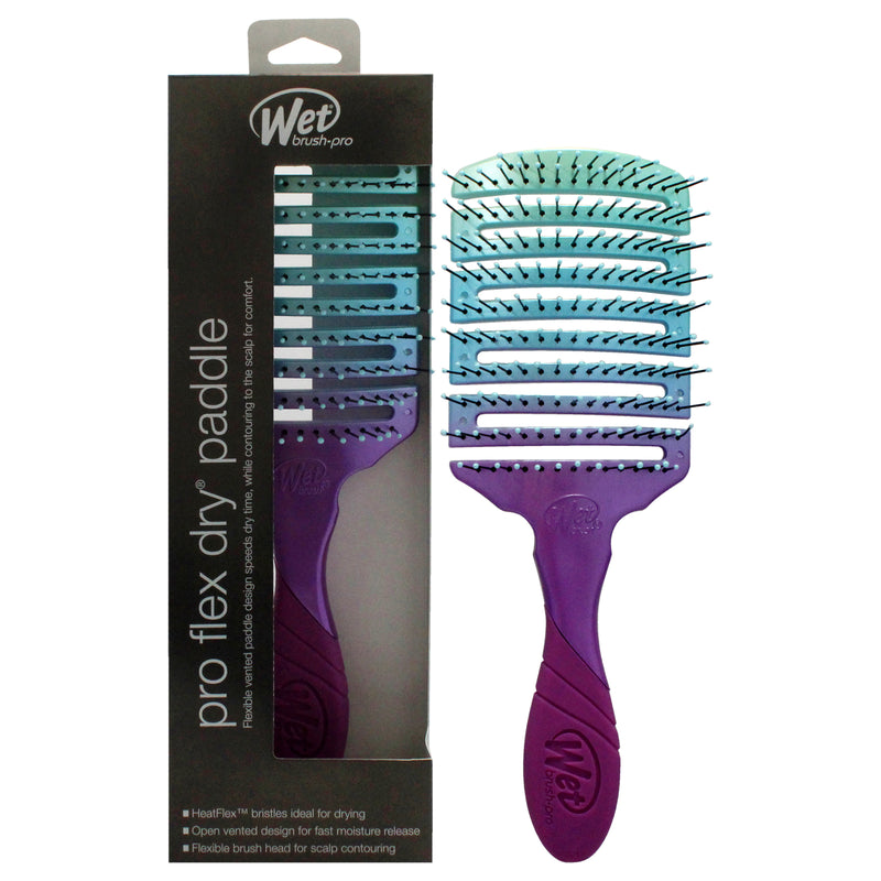 Wet Brush Pro Flex Dry Paddle Brush - Teal Ombre by Wet Brush for Unisex - 1 Pc Hair Brush