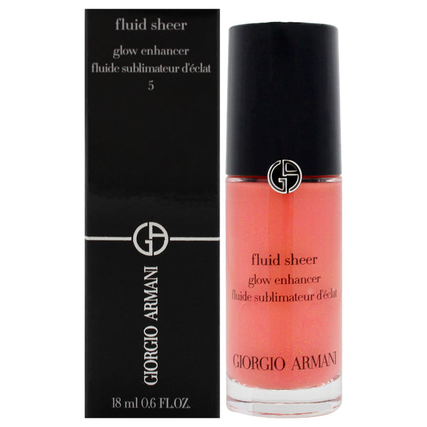 Giorgio Armani Fluid Sheer Glow Enhancer - 05 Coral by Giorgio Armani for Women - 0.6 oz Makeup