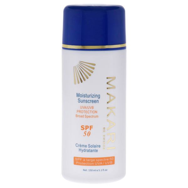 Makari Moisturizing Sunscreen SPF 50 by Makari for Women - 5.1 oz Sunscreen
