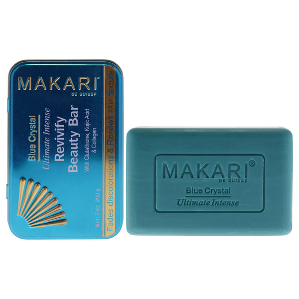 Makari Blue Crystal Revivify Beauty Bar Soap by Makari for Women - 7 oz Soap