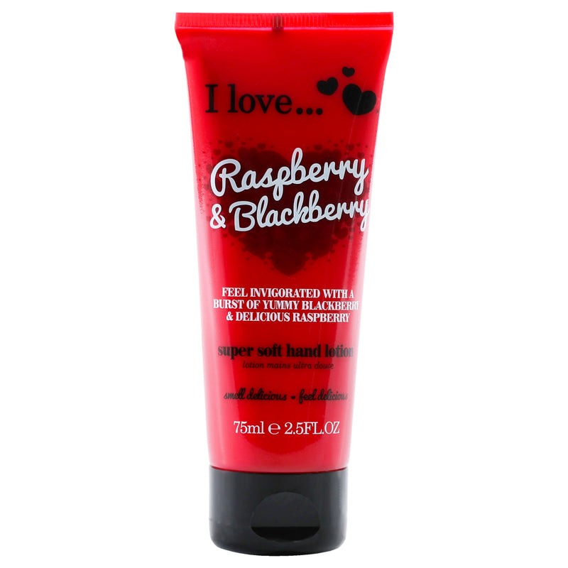 I Love Cosmetics Super Soft Hand Lotion - Raspberry and Blackberry by I Love Cosmetics for Women - 2.5 oz Lotion