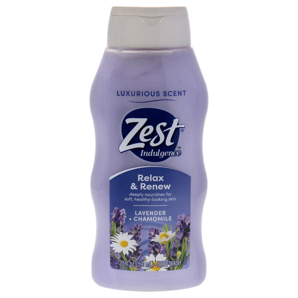 Zest Relax and Renew Body Wash - Lavender and Chamomile by Zest for Women - 20 oz Body Wash