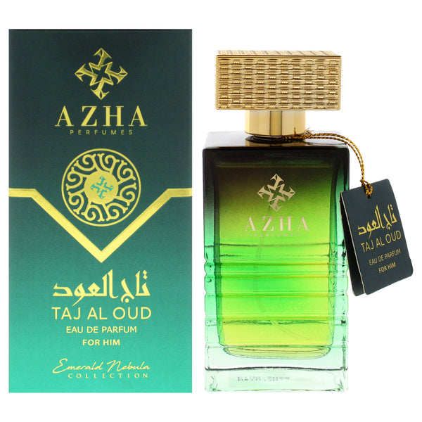 Emerald Nebula Collection - Taj Al Oud by Azha for Men - 3.3 oz EDP Spray