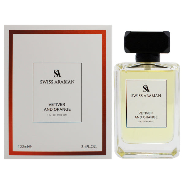 Swiss Arabian Vetiver and Orange by Swiss Arabian for Women - 3.4 oz EDP Spray