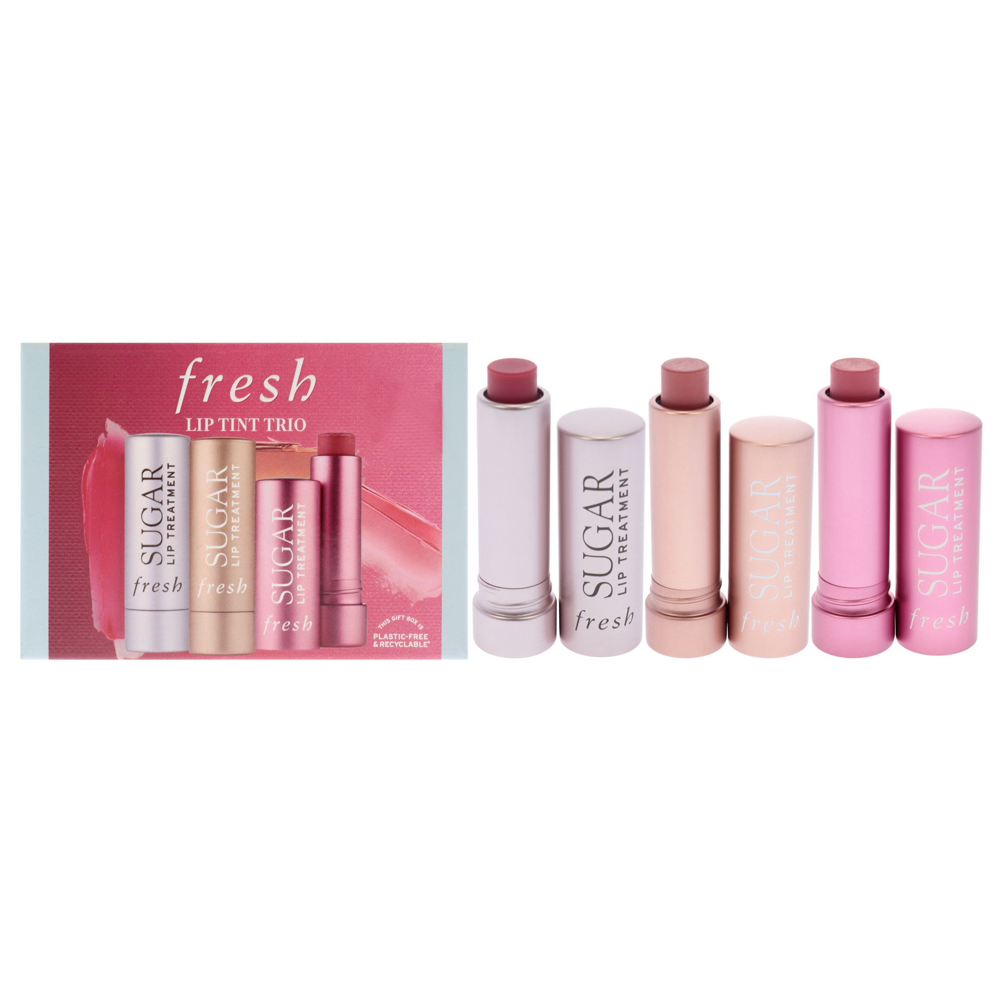 Fresh Lip Tint Trio by Fresh for Women - 3 Pc 0.07oz Sugar Lip ...