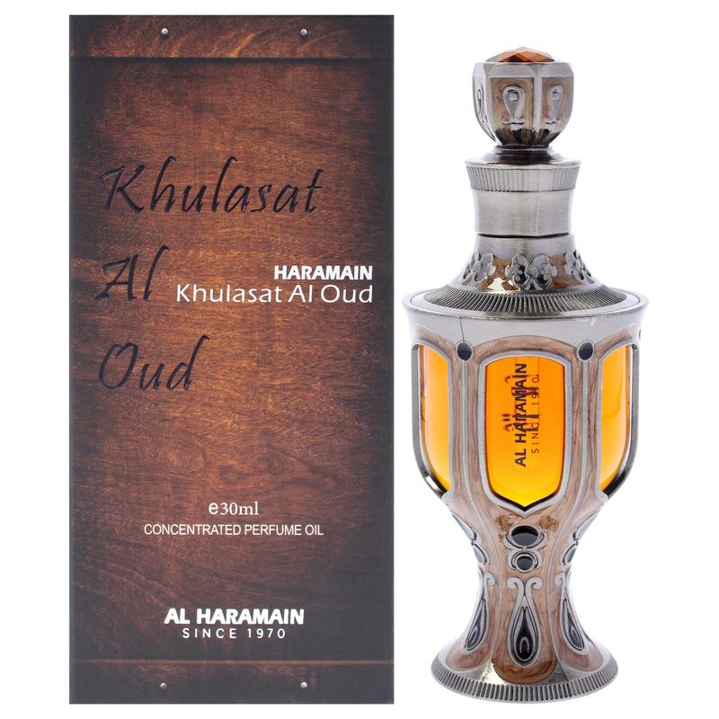 Khulasat Al Oud by Al Haramain for Unisex - 1.01 oz Parfum Oil