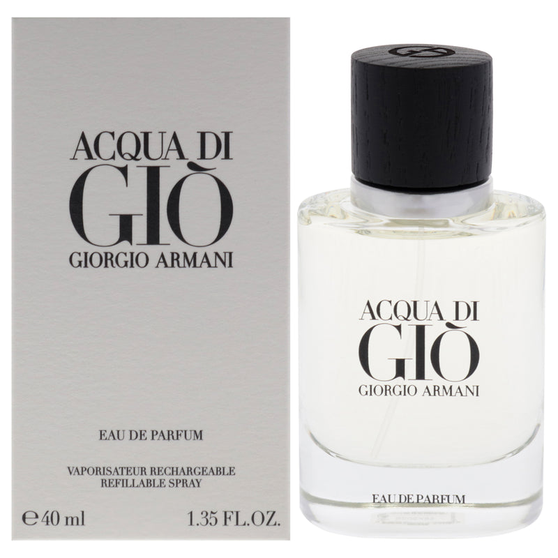 Giorgio Armani Acqua Di Gio by Giorgio Armani for Men - 1.35 oz EDP Spray (Refillable)