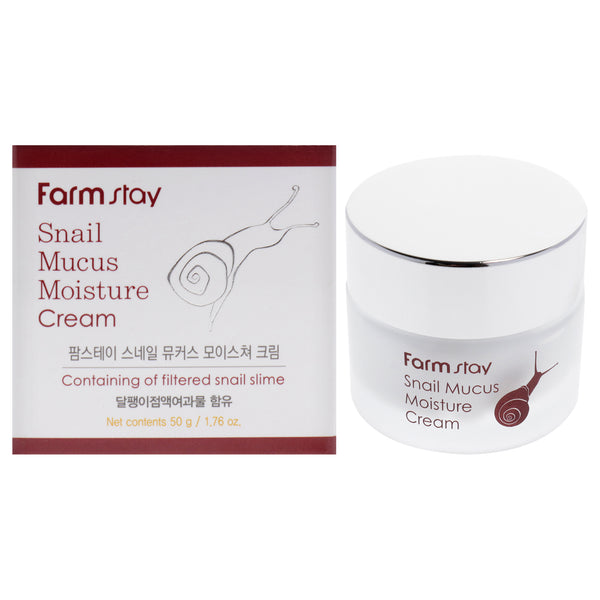 Snail Mucus Moisture Cream by FarmStay for Women - 1.76 oz Cream