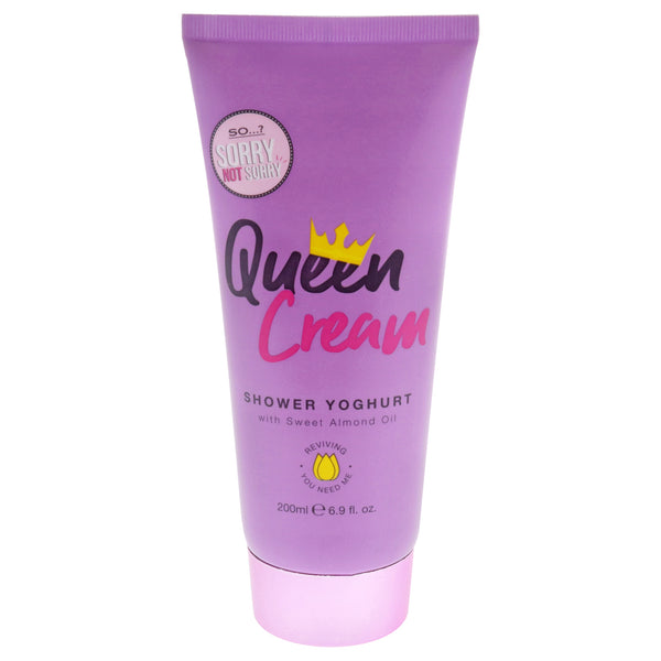 Sorry Not Sorry Queen Cream Shower Yoghurt by So…? for Women - 6.9 oz Shower Cream