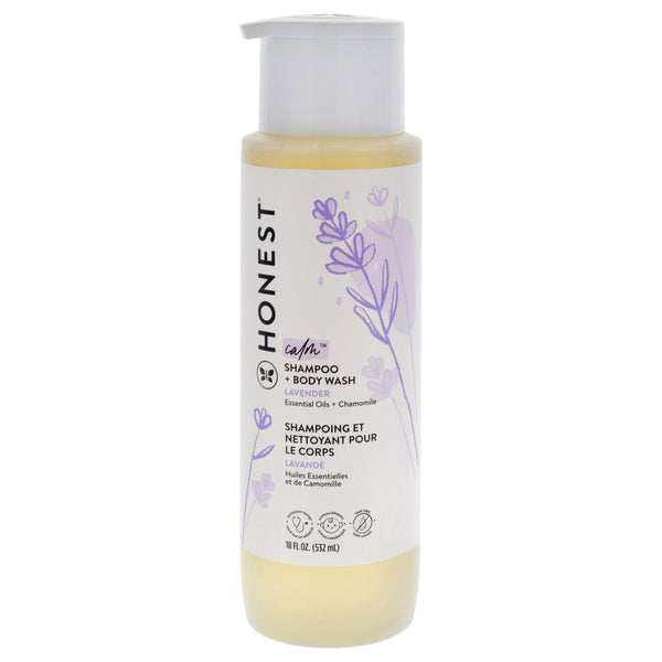 Honest Calm Shampoo and Body Wash - Lavender by Honest for Kids - 18 oz Shampoo and Body Wash