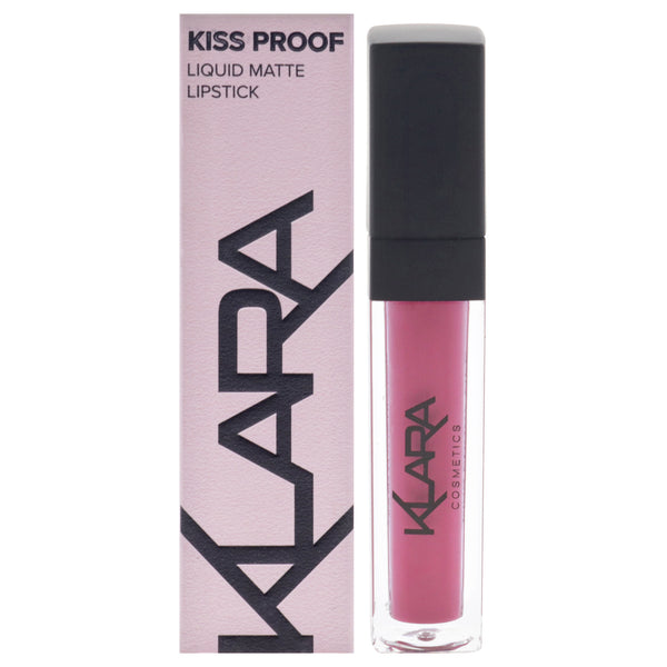 Kiss Proof Lipstick Liquid Matte - 10 Madgenta by Klara for Women - 0.27 oz Lipstick