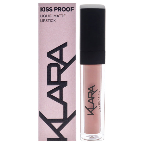 Kiss Proof Lipstick Liquid Matte - 20 Birthday Suit by Klara for Women - 0.27 oz Lipstick