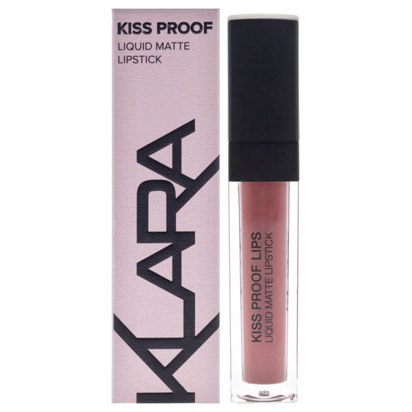 Kiss Proof Lipstick Liquid Matte - 30 Pinot by Klara for Women - 0.27 oz Lipstick