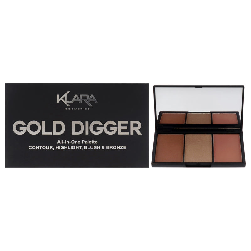 All-In-One Palette - Gold Digger by Klara for Women - 0.35 oz Makeup