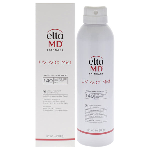 EltaMD UV AOX Mist SPF 40 by EltaMD for Unisex - 5 oz Mist