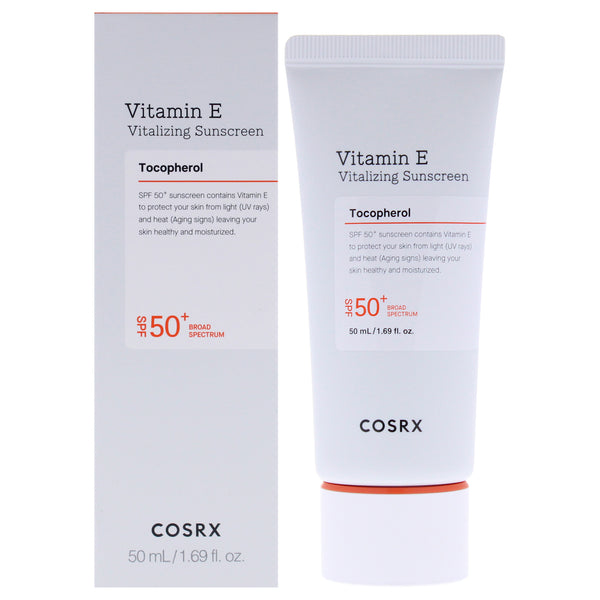 Cosrx Vitamin E Vitalizing Sunscreen SPF 50 Plus by Cosrx for Unisex - 1.69 oz Sunscreen