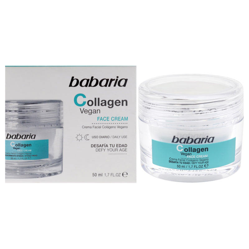 Babaria Collagen Vegan Face Cream by Babaria for Unisex - 1.7 oz Cream