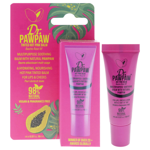 Multipurpose Tinted Balm - Hot Pink by Dr. PawPaw for Women - 0.33 oz Makeup