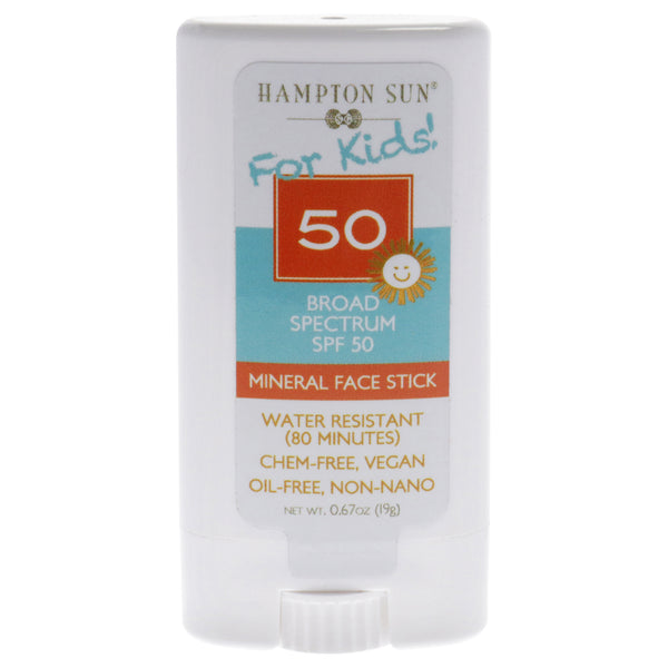 Mineral Face Stick SPF 50 by Hampton Sun for Kids - 0.67 oz Sunscreen