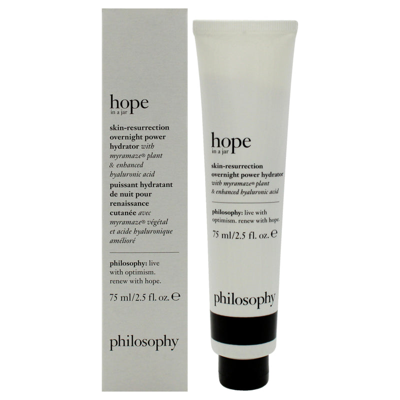 Hope In A Jar Skin-Resurrection Overnight Power Hydrator by Philosophy for Women - 2.5 oz Cream