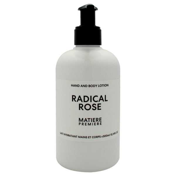 Matiere Premiere Hand and Body Lotion - Radical Rose by Matiere Premiere for Unisex - 10.14 oz Body Lotion